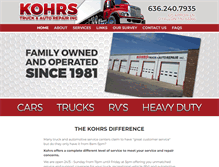 Tablet Screenshot of kohrstruck.com